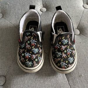 VANS Toddler Space 🚀 Rocketship Slip On Shoes 7